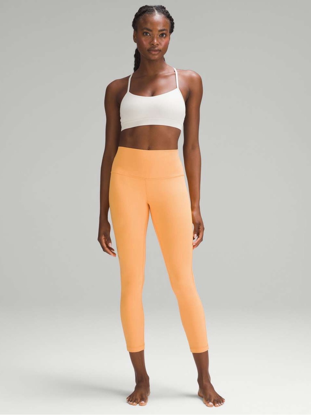LULULEMON Align Ribbed High-Rise Legging 25" In Mango Dream